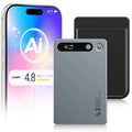 MECHEN 64GB AI Voice Recorder for Conference & Call 81 Languages Transcription & AI Summary, App Control, Unlimited Cloud, with