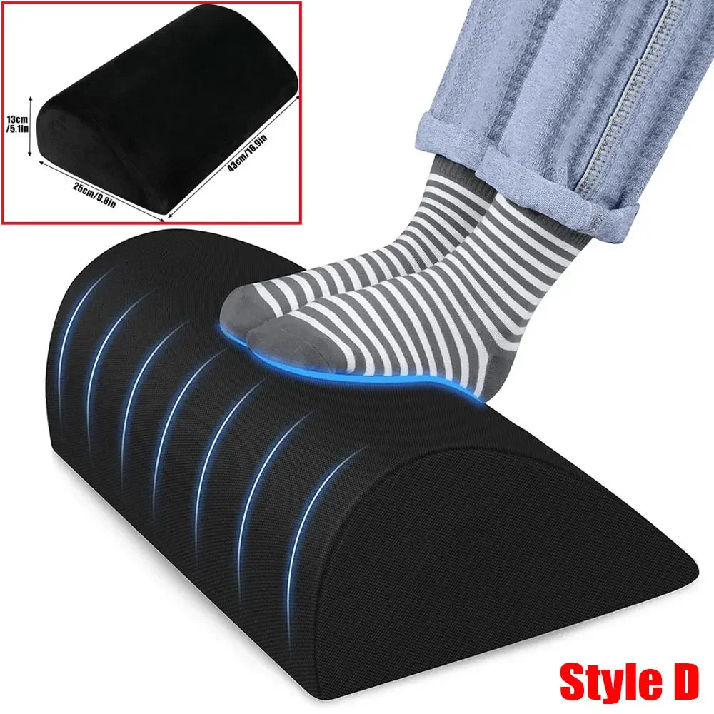 Foot Rest for Under Desk At Work, 2in1 Adjustable Premium Under Desk Footrest Ergonomic Desk Foot Rest for Lumbar,Back,Knee Pain