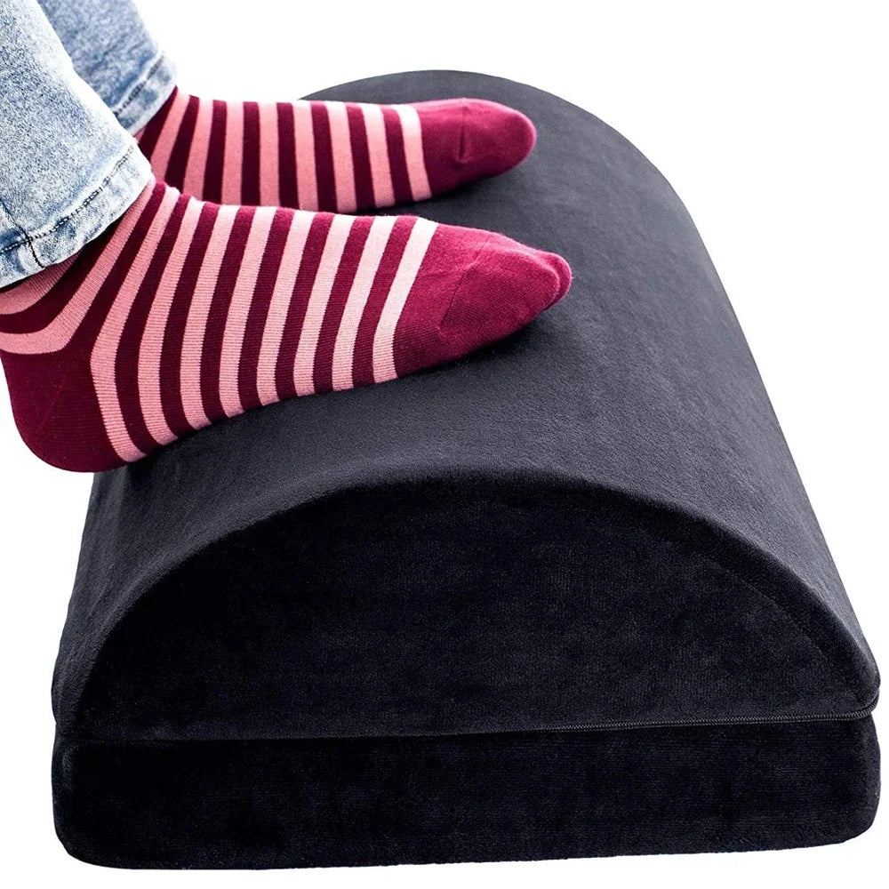 Foot Rest for Under Desk At Work, 2in1 Adjustable Premium Under Desk Footrest Ergonomic Desk Foot Rest for Lumbar,Back,Knee Pain