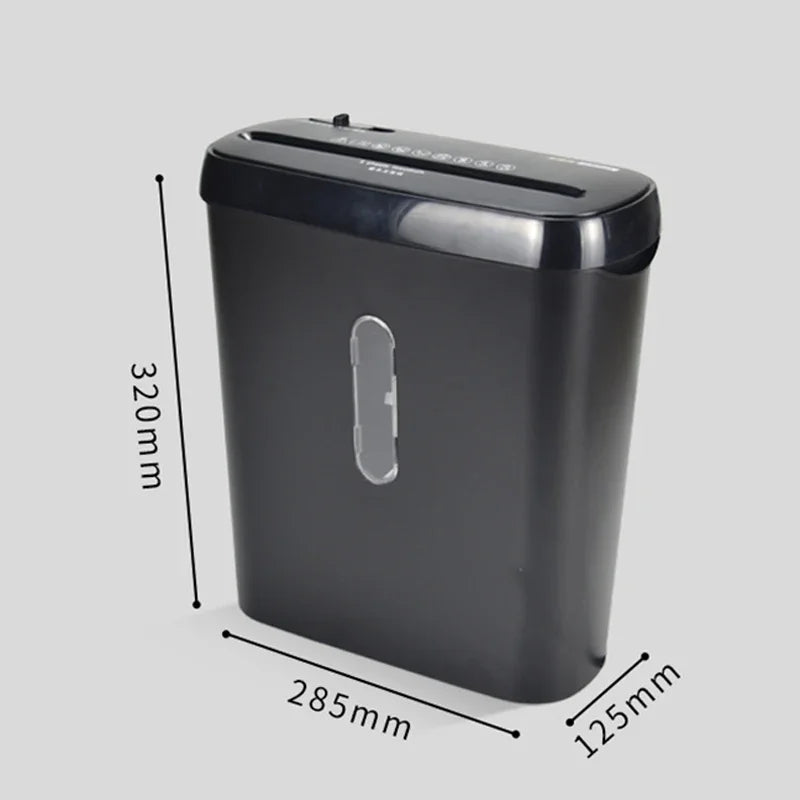 S616B/S610 Portable Silent Office Paper File Shredder Cut Tool; Strip Paper Cutting Office Home Use Electric Shred