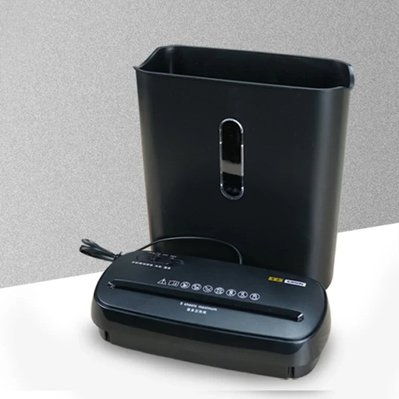 S616B/S610 Portable Silent Office Paper File Shredder Cut Tool; Strip Paper Cutting Office Home Use Electric Shred