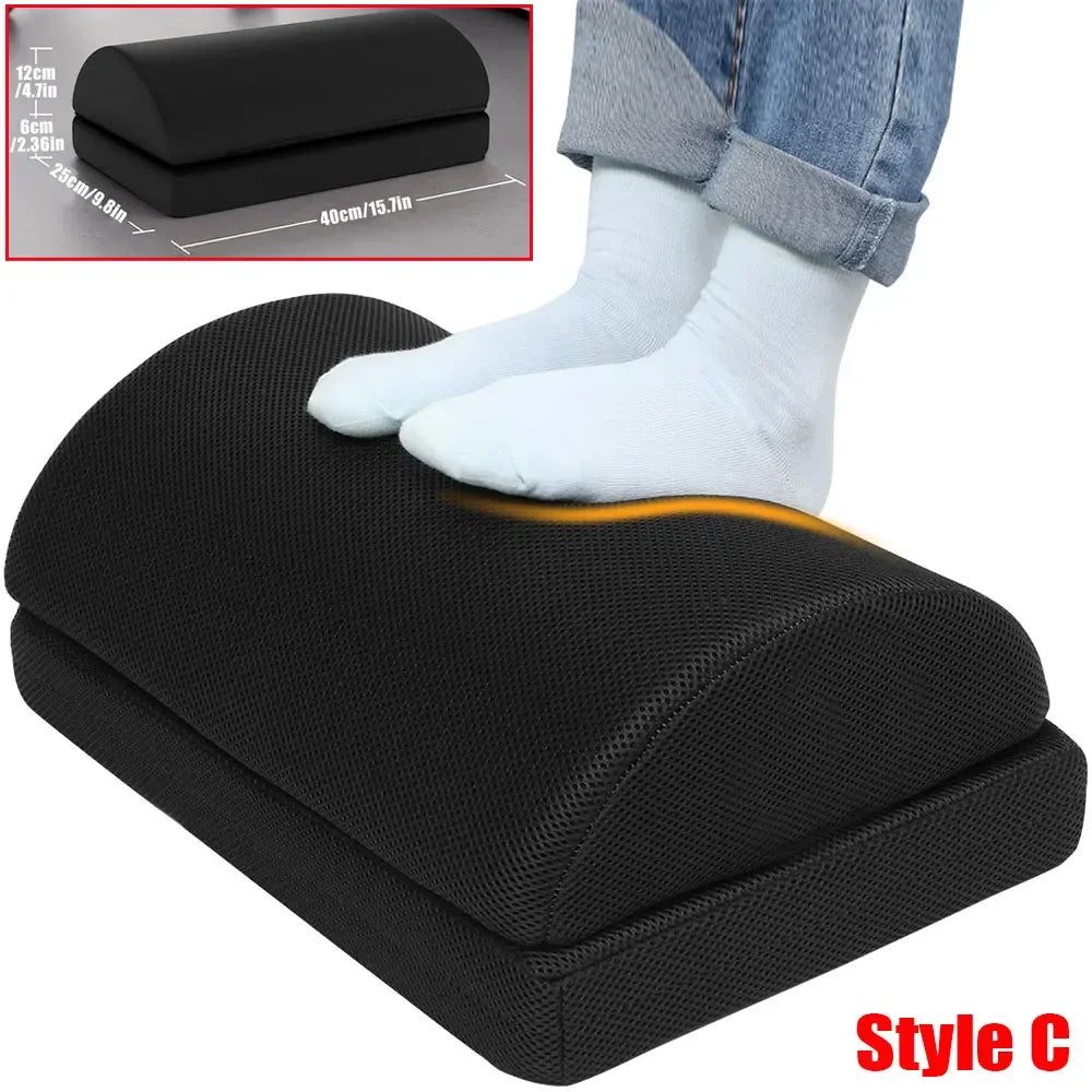 Foot Rest for Under Desk At Work, 2in1 Adjustable Premium Under Desk Footrest Ergonomic Desk Foot Rest for Lumbar,Back,Knee Pain