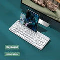 Bluetooth Keyboard 3 Mode Silent Mini Mute 2.4G Wireless BT Key Board and Mouse Combo Multi-Device Rechargeable Keyboards Set