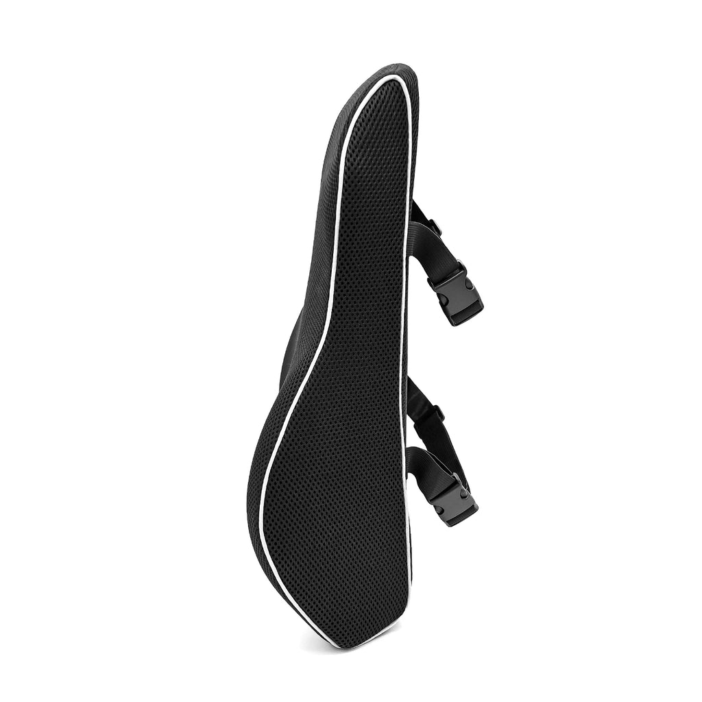1pc Non-Slip Lumbar Support Pillow Memory Foam Relieve Back Pain Car Seat Waist Cushion Soft Comfortable For Office Home Car