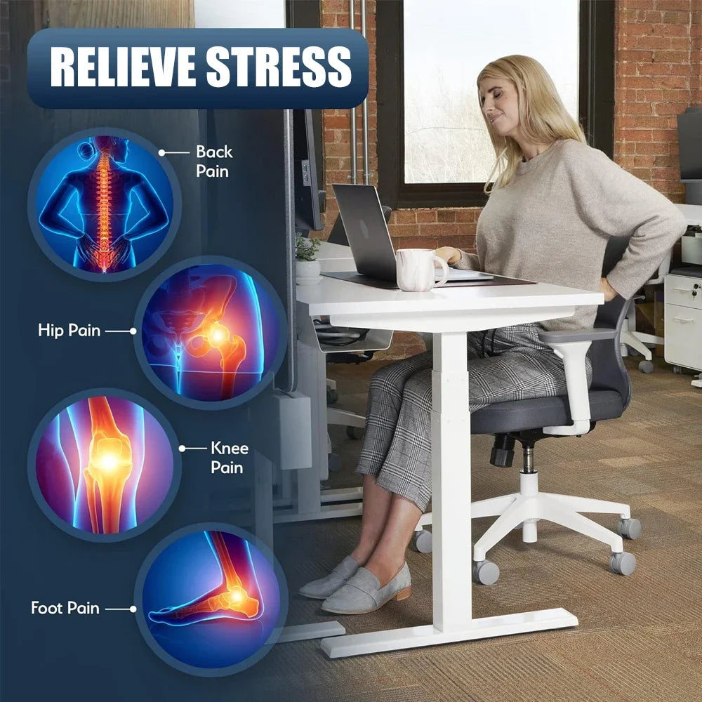 Foot Rest for Under Desk At Work, 2in1 Adjustable Premium Under Desk Footrest Ergonomic Desk Foot Rest for Lumbar,Back,Knee Pain