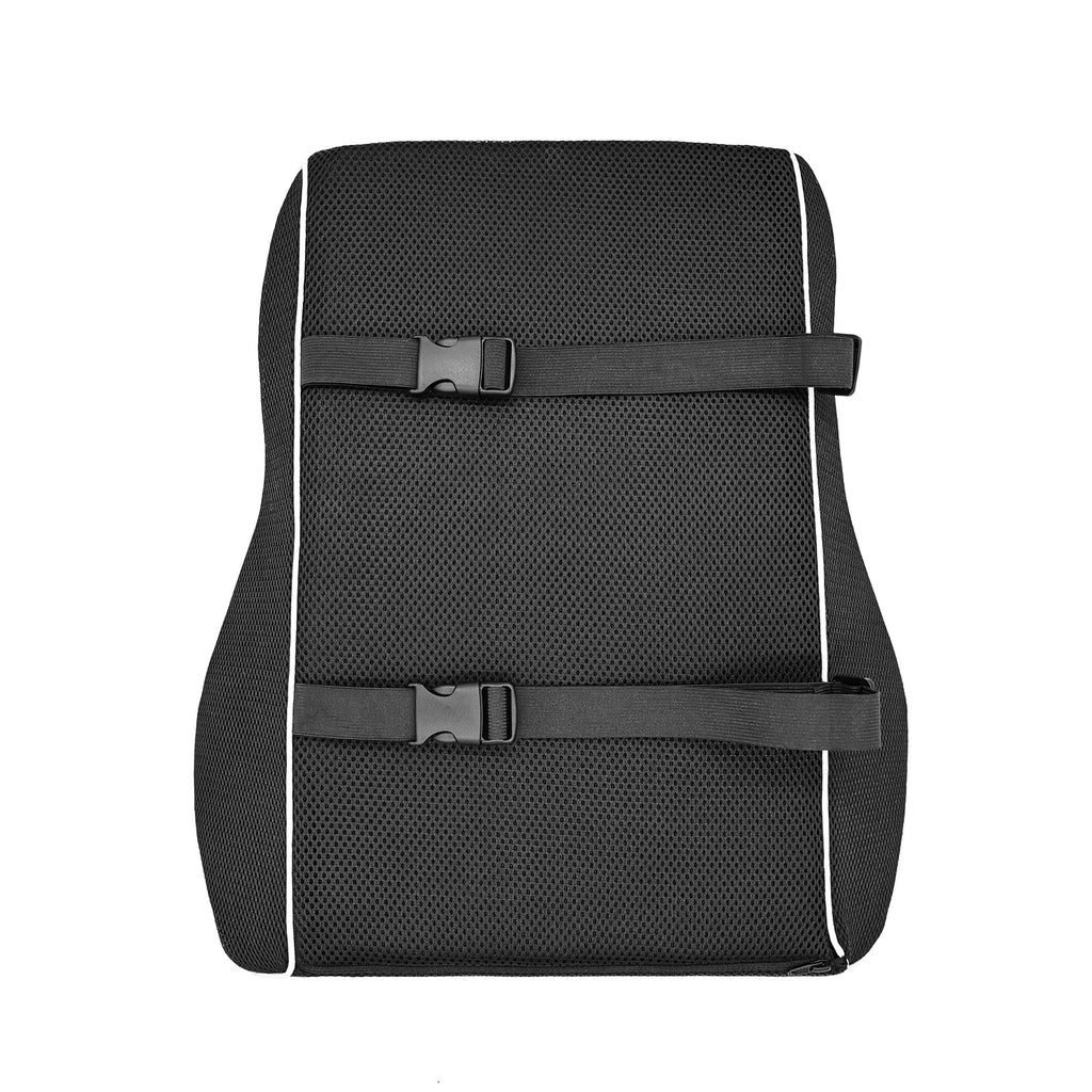 1pc Non-Slip Lumbar Support Pillow Memory Foam Relieve Back Pain Car Seat Waist Cushion Soft Comfortable For Office Home Car