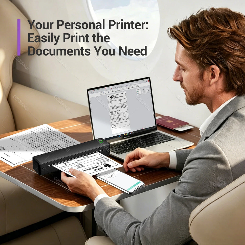 Portable A4 Bluetooth Thermal Printer