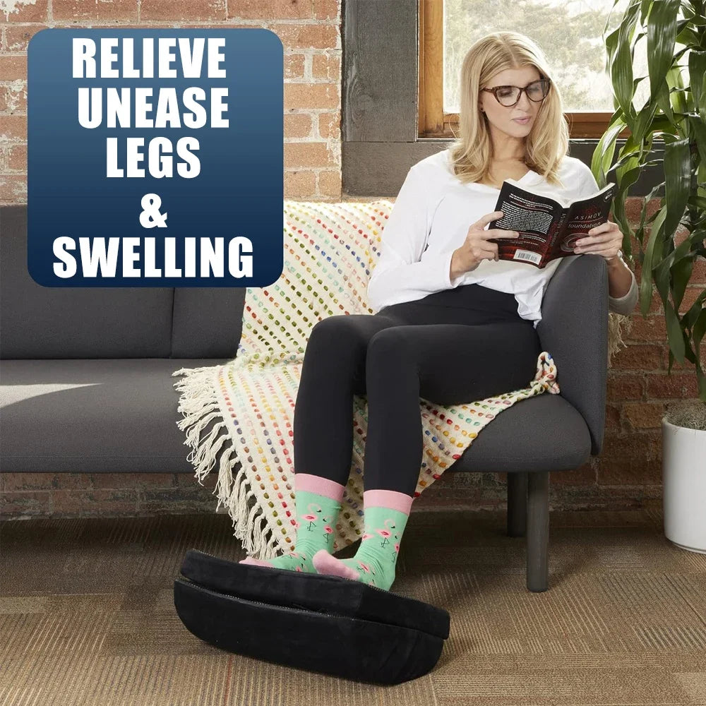 Foot Rest for Under Desk At Work, 2in1 Adjustable Premium Under Desk Footrest Ergonomic Desk Foot Rest for Lumbar,Back,Knee Pain