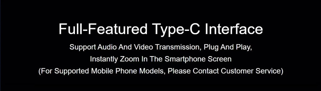 AHXJKA 15.6inch Portable Monitor 60HZ IPS 250Cd/m² USB-C HDMI For Laptop XBox PS4 / 5 Switch TV Cell Phone PC Extension Mobile