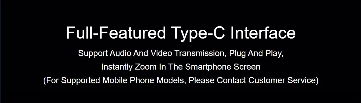 AHXJKA 15.6inch Portable Monitor 60HZ IPS 250Cd/m² USB-C HDMI For Laptop XBox PS4 / 5 Switch TV Cell Phone PC Extension Mobile