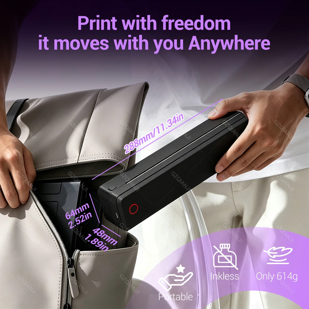 Portable A4 Bluetooth Thermal Printer