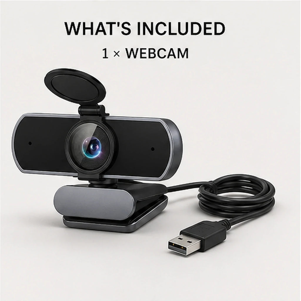 PAUD™ 4K Webcam — what's included