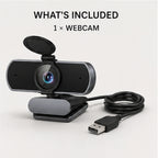 PAUD™ 4K Webcam — what's included