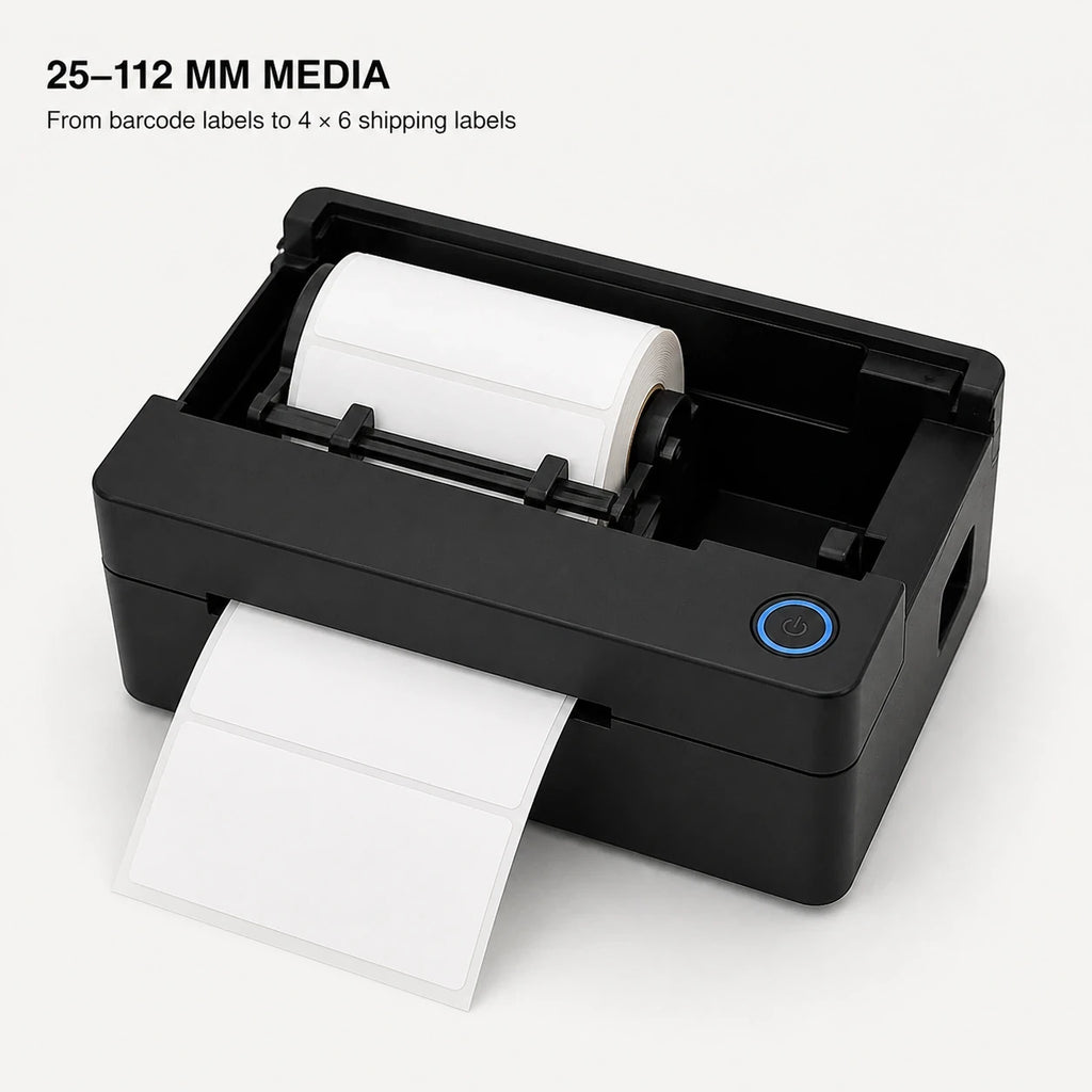 PAUD™ 4×6 Bluetooth Label Printer — options and compatibility