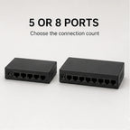 PAUD™ 5/8-Port Ethernet Switch — primary benefit