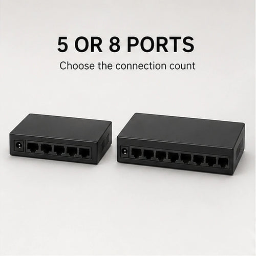 PAUD™ 5/8-Port Ethernet Switch — primary benefit