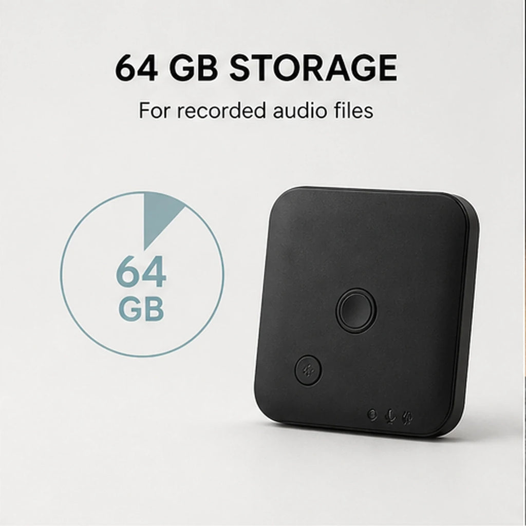 PAUD™ 64GB AI Voice Recorder — primary benefit