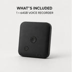 PAUD™ 64GB AI Voice Recorder — what's included