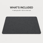 PAUD™ 90×120 cm Chair Mat — what's included