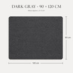 PAUD™ 90×120 cm Chair Mat — lifestyle and size