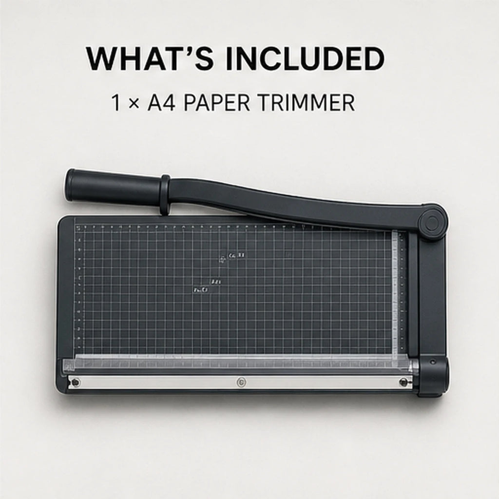PAUD™ A4 Paper Trimmer — what's included