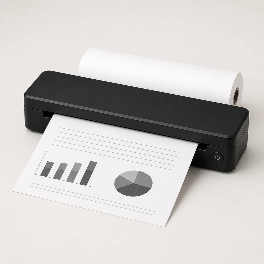 PAUD™ A4 Thermal Paper Rolls — clean document output