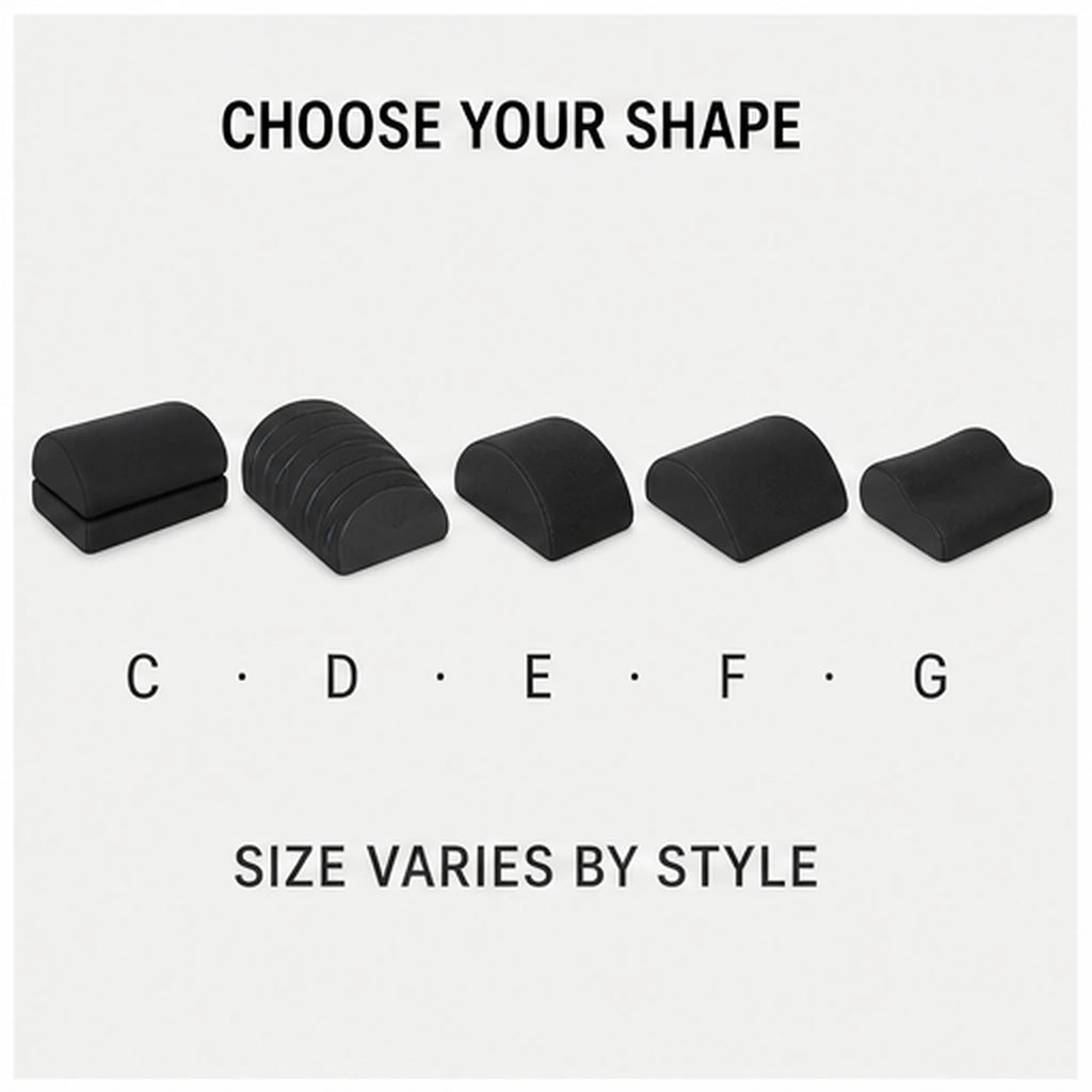 PAUD™ Adjustable Desk Footrest — lifestyle and size