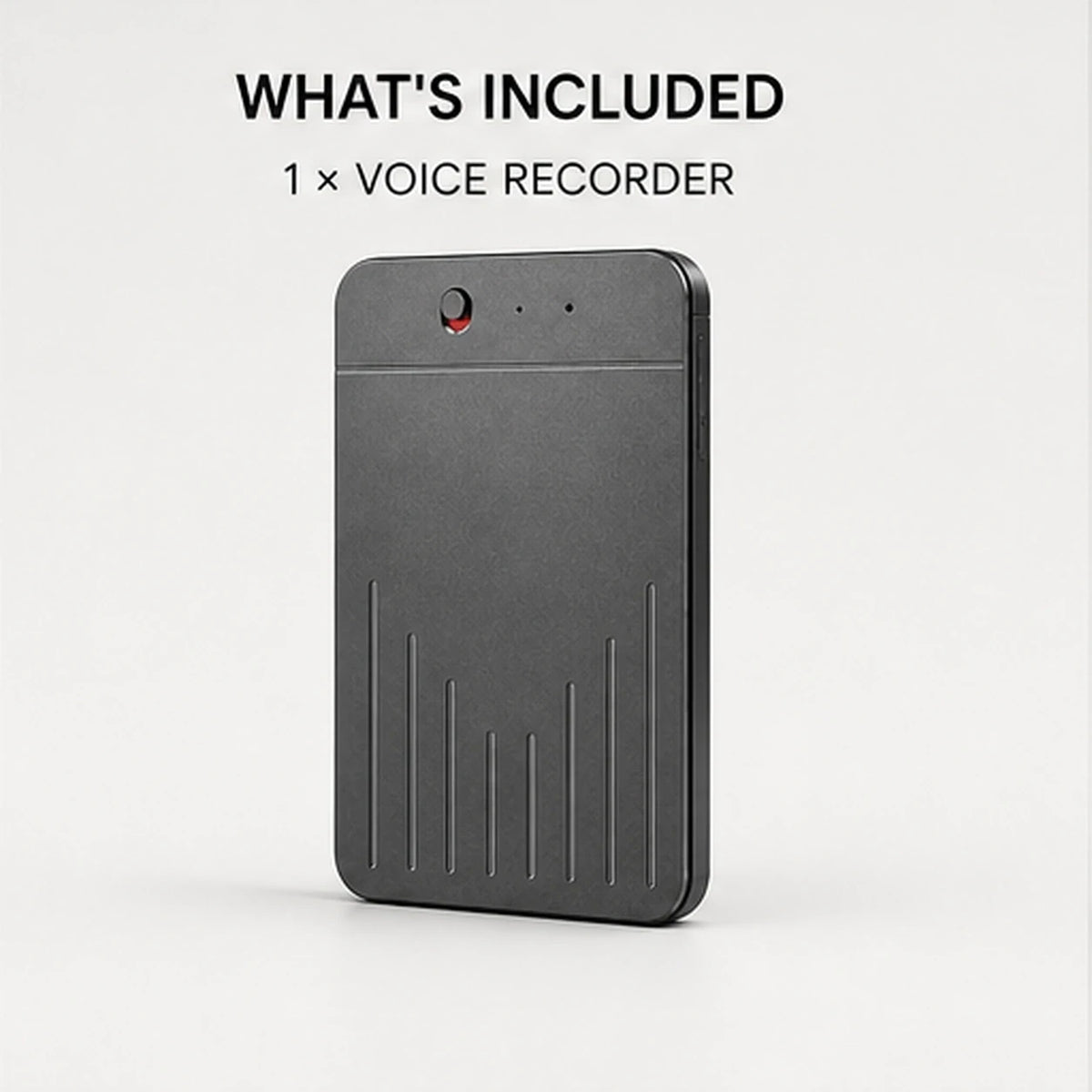 PAUD™ AI Voice Recorder — what's included