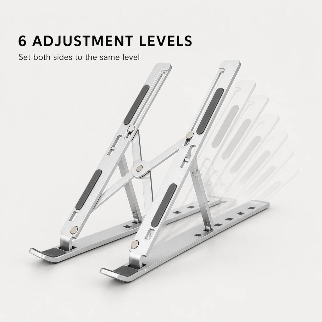 PAUD™ Adjustable Aluminum Laptop Stand — primary benefit