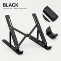 PAUD™ Adjustable Aluminum Laptop Stand — options and compatibility
