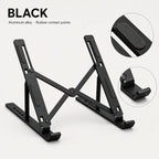 PAUD™ Adjustable Aluminum Laptop Stand — options and compatibility