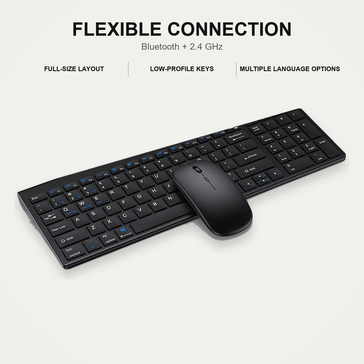 PAUD™ Bluetooth Keyboard & Mouse