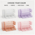 PAUD™ Desktop File Organizer — lifestyle and size