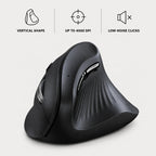PAUD™ Ergonomic Vertical Mouse — options and compatibility