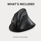 PAUD™ Ergonomic Vertical Mouse — what's included