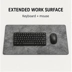 PAUD™ Gray Desk Mat — primary benefit