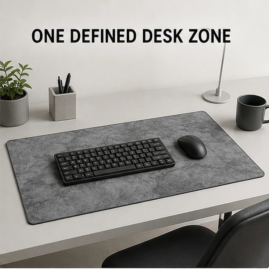PAUD™ Gray Desk Mat — feature and use case