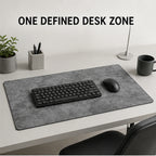 PAUD™ Gray Desk Mat — feature and use case