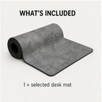 PAUD™ Gray Desk Mat — what's included