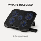 PAUD™ Laptop Cooling Pad — what's included