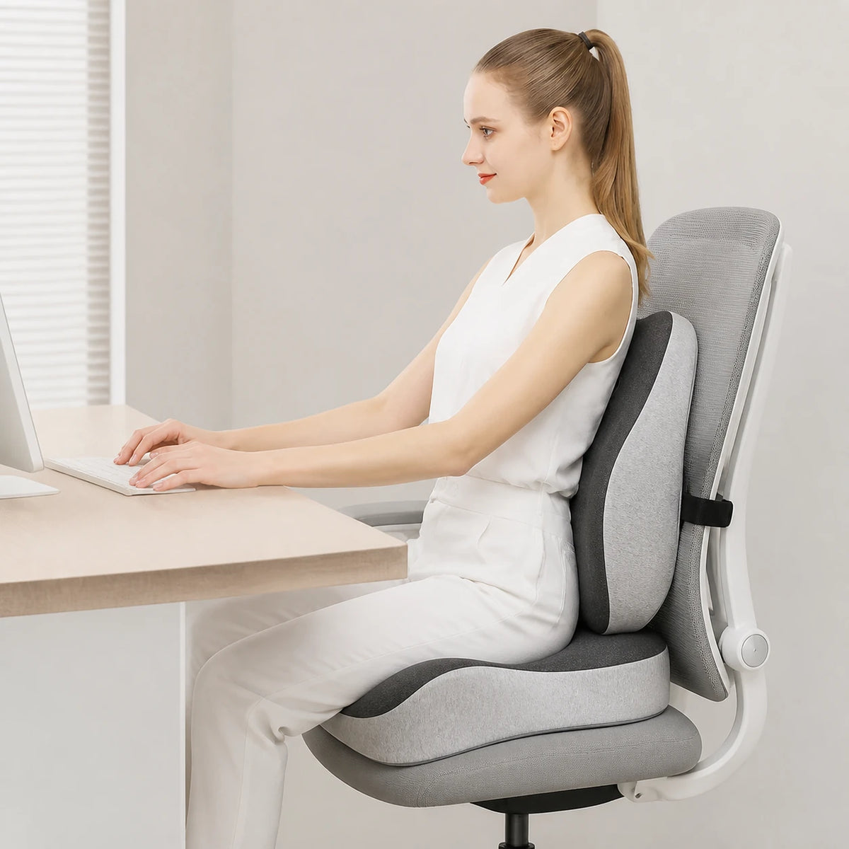 PAUD™ Memory Foam Chair Cushion Set — feature and use case