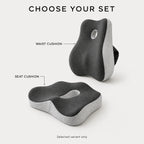 PAUD™ Memory Foam Chair Cushion Set — what's included