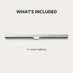PAUD™ Monitor Light Bar — what's included