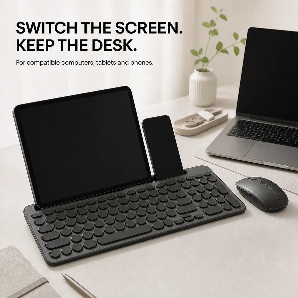 PAUD™ Multi-Device Keyboard & Mouse — feature and use case