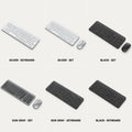 PAUD™ Multi-Device Keyboard & Mouse — lifestyle and size