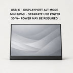 PAUD™ 15.6″ Portable Monitor — lifestyle and size