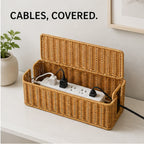 PAUD™ Rattan Cable Box — feature and use case