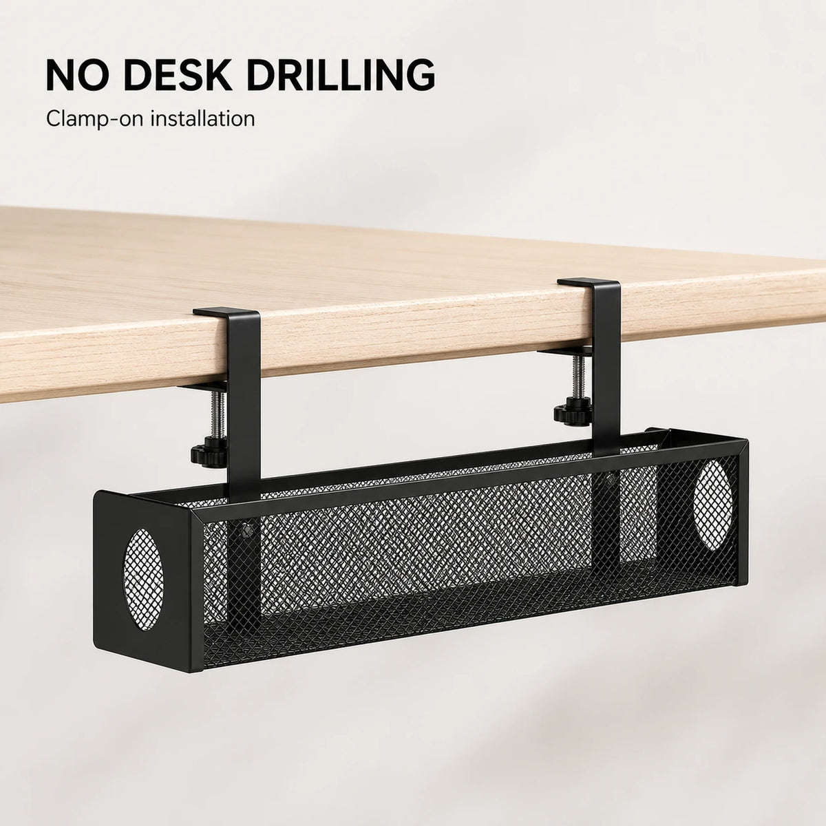 PAUD™ Under-Desk Cable Tray — primary benefit