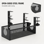 PAUD™ Under-Desk Cable Tray — options and compatibility