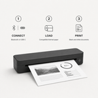 PAUD Inkless Portable Printer — Connect, load and print in three steps